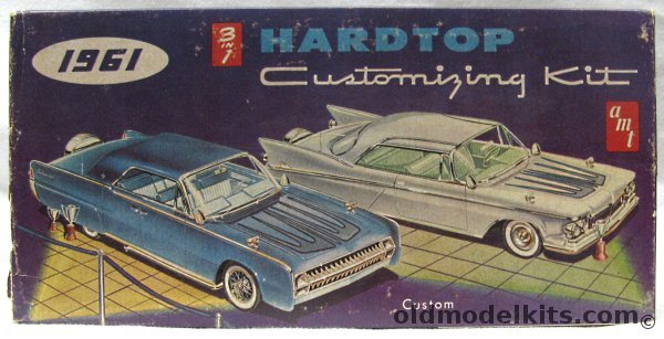 AMT 1/25 1961 Lincoln Continental Hardtop - 3 in 1 Kit, K421 plastic model kit